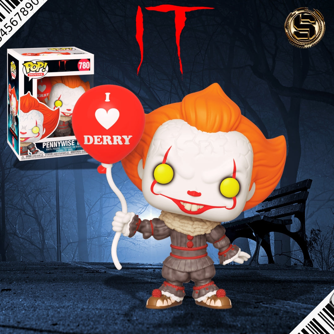 FUNKO POP MOVIES IT CHAPTER 2 PENNYWISE W BALLON 780