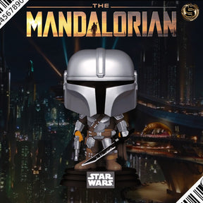 FUNKO POP STAR WARS THE MANDALORIAN THE MANDALORIAN WITH DARK SABER 663