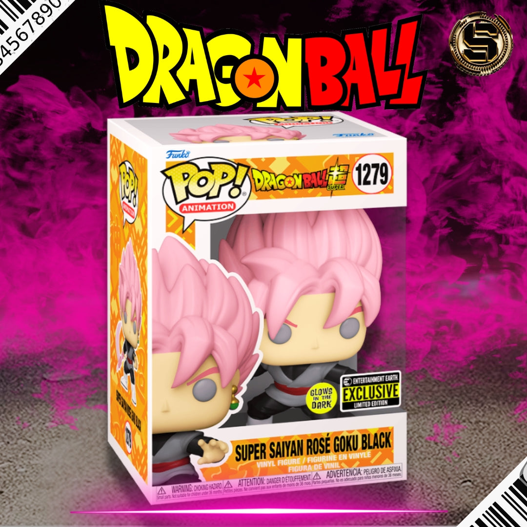 FUNKO POP ANIME DRAGON BALL SUPER SUPER SAIYAN ROSE GOKU BLACK 1279 GW