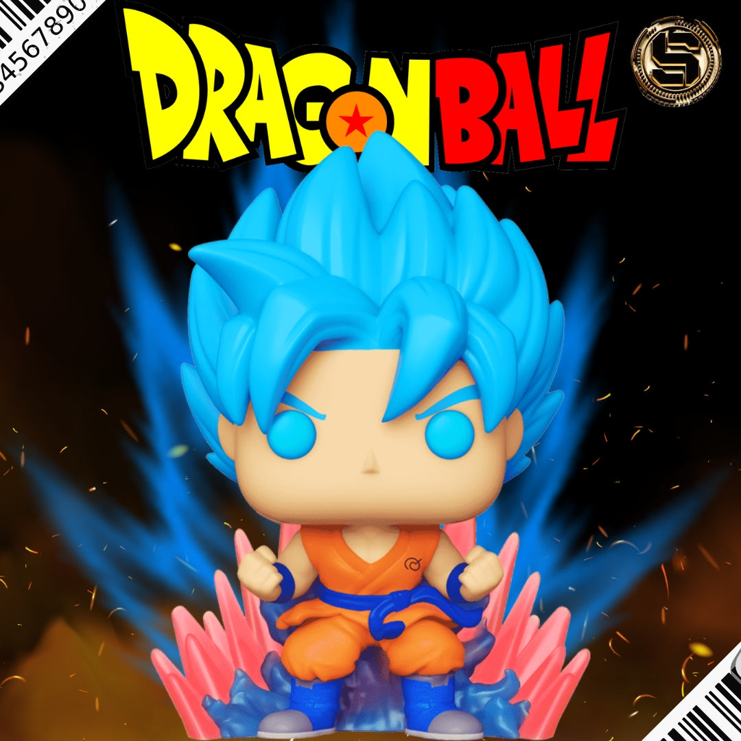 FUNKO POP ANIME DRAGONBALL SUPER SSGSS GOKU KAIO KEN TIMES TWENTY GW 1256 EXCLUSIVO