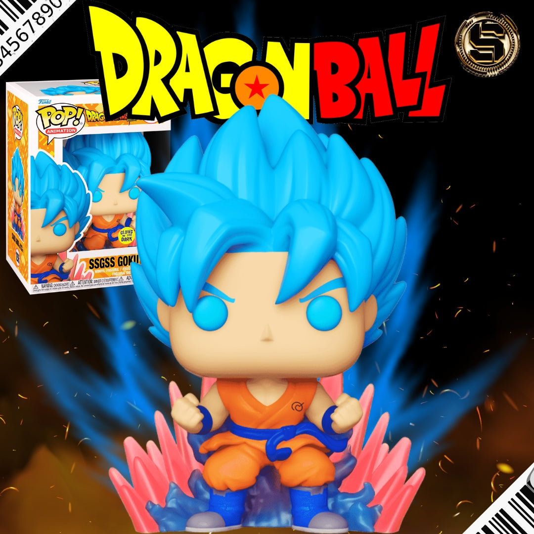 FUNKO POP ANIME DRAGONBALL SUPER SSGSS GOKU KAIO KEN TIMES TWENTY GW 1256 EXCLUSIVO