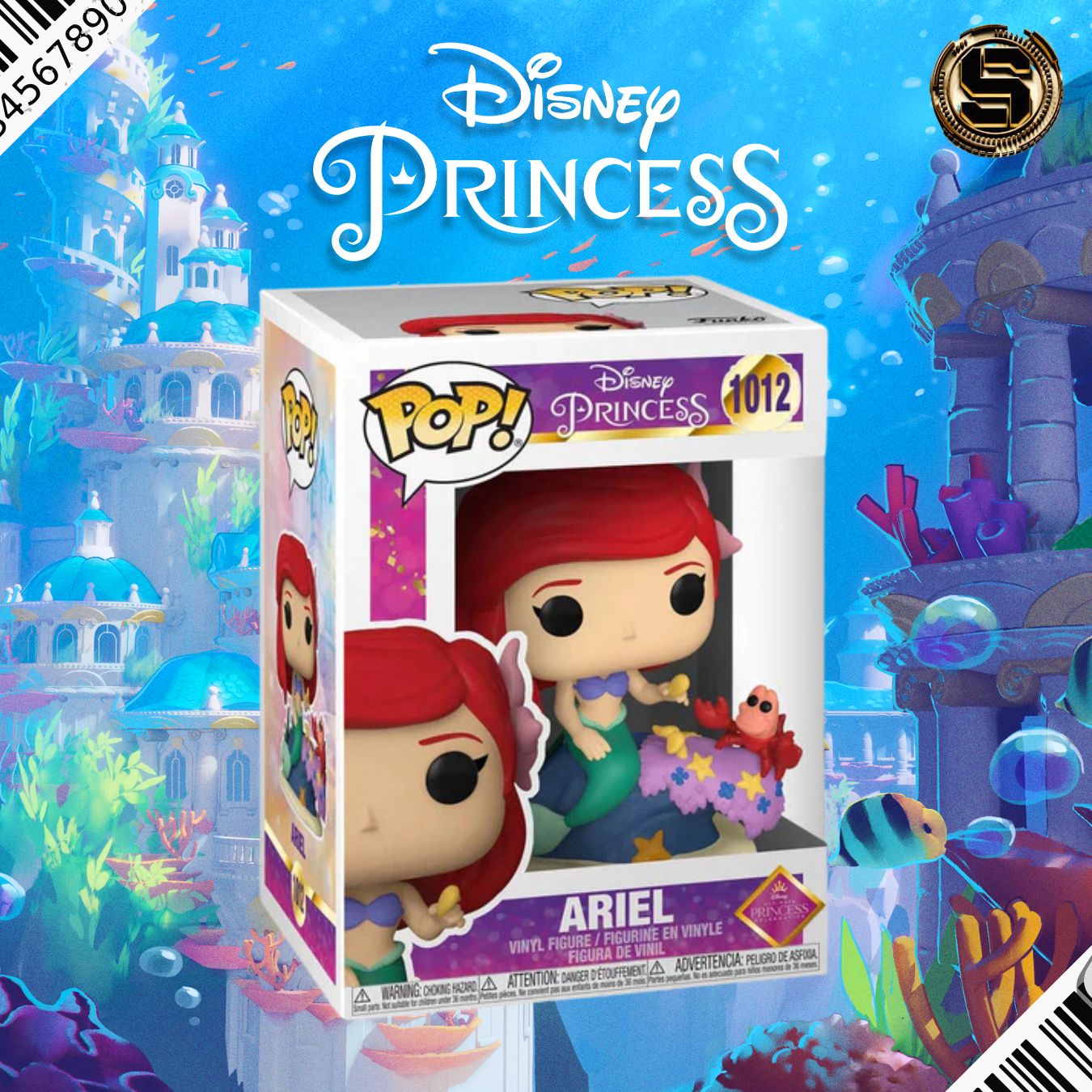 FUNKO POP DISNEY THE LITTLE MERMAID ULTIMATE PRINCESS ARIEL 1012