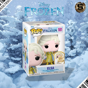 FUNKO POP DISNEY ULTIMATE PRINCESS ELSA WITH PIN 581 GOLD