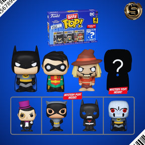 FUNKO BITTY POP DC BATMAN 4PK