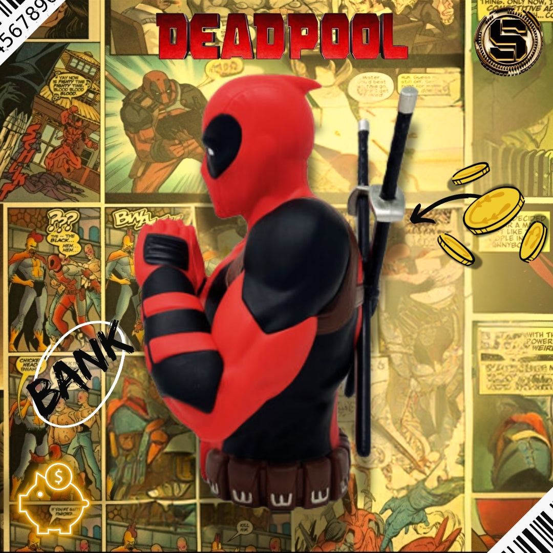 MONOGRAM MARVEL DEADPOOL CLASSIC PVC BUST BANK