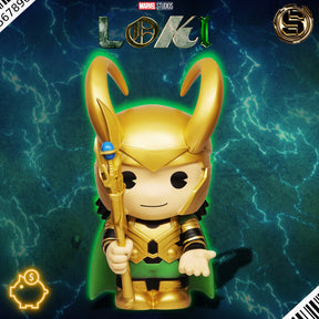 MONOGRAM MARVEL LOKI FIGURAL BANK