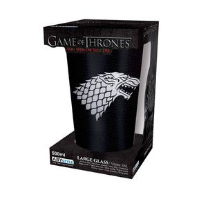 ABYSTYLE MUG TV GAME OF THRONES HOUSE STARK 14 OZ SIGIL GLASS