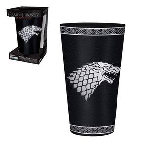 ABYSTYLE MUG TV GAME OF THRONES HOUSE STARK 14 OZ SIGIL GLASS