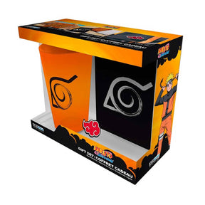 ABYSTYLE MUG ANIME NARUTO SHIPPUDEN KONOHA 3 PC GIFT SET