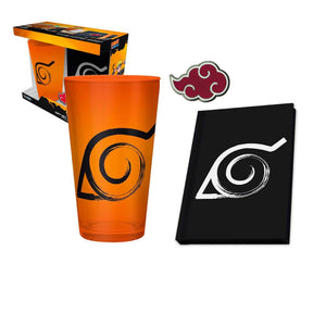 ABYSTYLE MUG ANIME NARUTO SHIPPUDEN KONOHA 3 PC GIFT SET