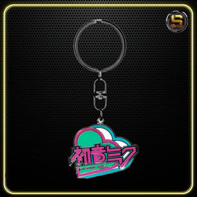 ABYSTYLE KEYCHAIN HATSUNE MIKU HEART X4