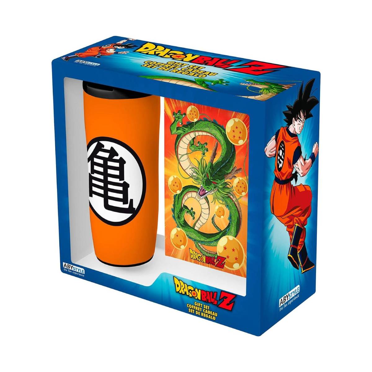 ABYSTYLE MUG ANIME DRAGON BALL MUG TUMBLER NOTEBOOK GIFT SET