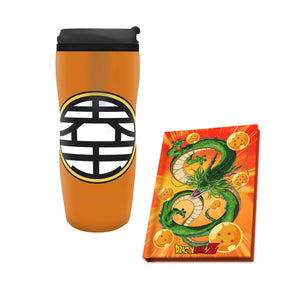 ABYSTYLE MUG ANIME DRAGON BALL MUG TUMBLER NOTEBOOK GIFT SET