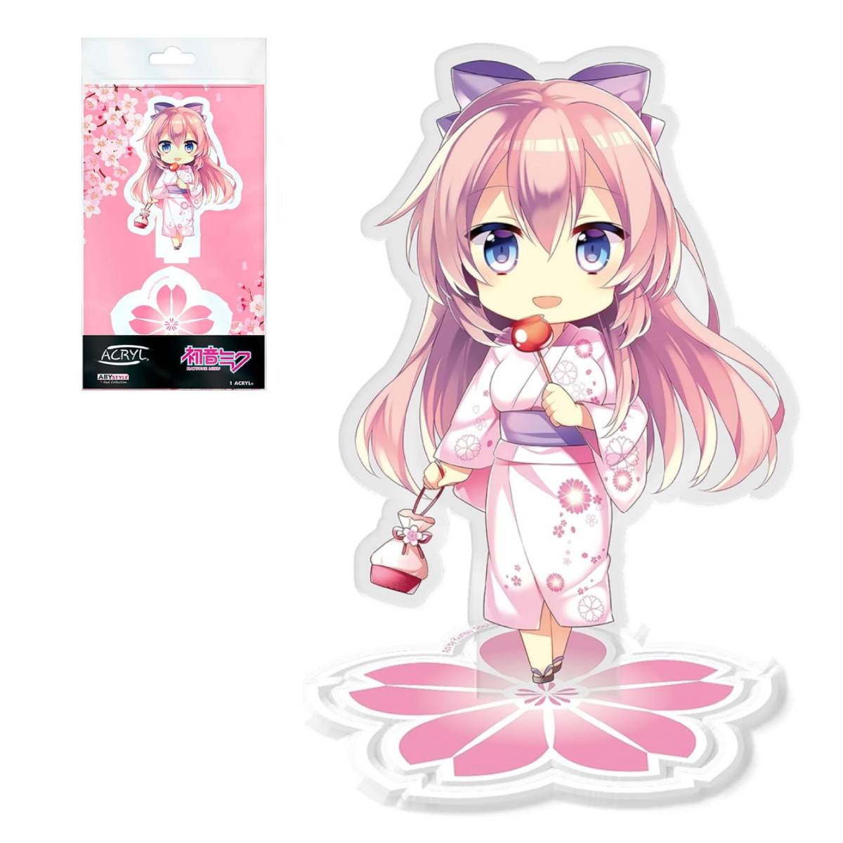 ABYSTYLE ACRYL HATSUNE MIKU SAKURA MEGURINE LUKA