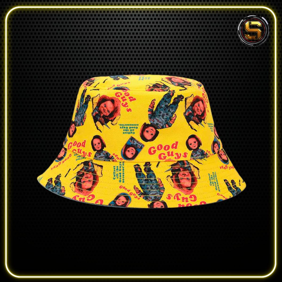 BIOWORLD CHILDS PLAY GOOD GUY REVERSIBLE BUCKET HAT