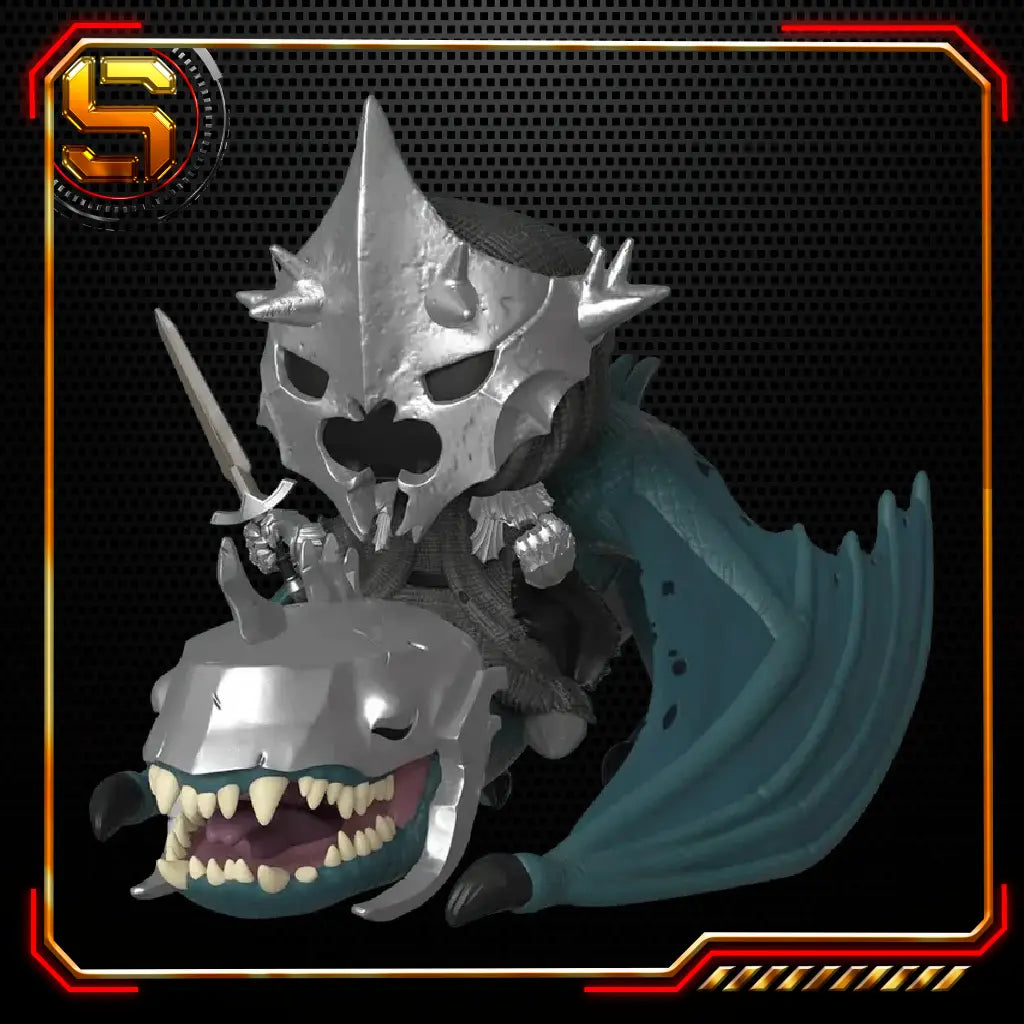 FUNKO POP RIDES MOVIES LORD OF THE RINGS WITCH KING ON FELLBEAST 63