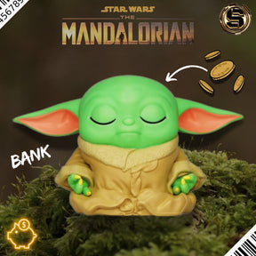 MONOGRAM STAR WARS THE MANDALORIAN THE CHILD (MEDITATION POSE) PVC BANK