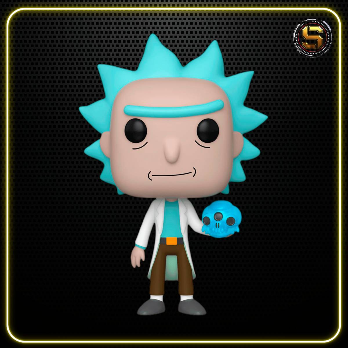 FUNKO POP ANIMATION RICK AND MORTY RICK WITH CRYSTAL SKULL 692