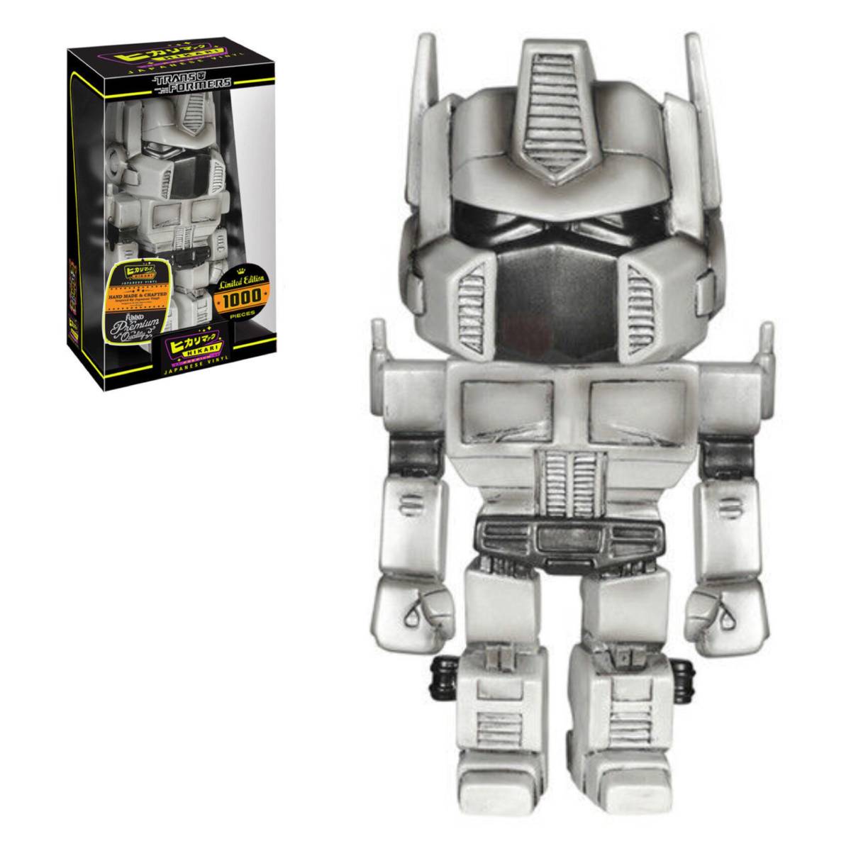 FUNKO HIKARI TRANSFORMERS BLACK AND WHITE OPTIMUS PRIME