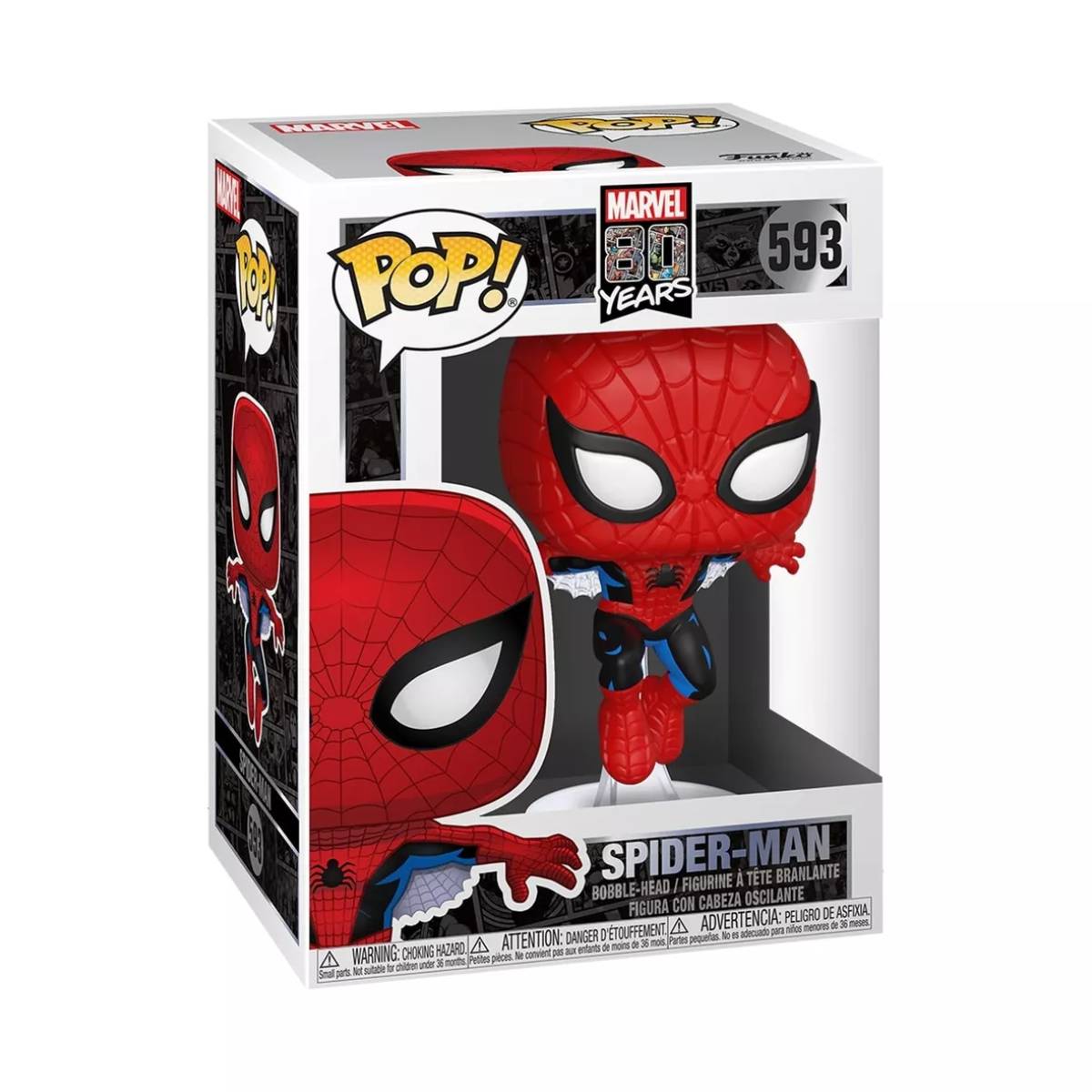 FUNKO POP MARVEL COMICS 80 YEARS FIRST APPEARANCE SPIDERMAN 593