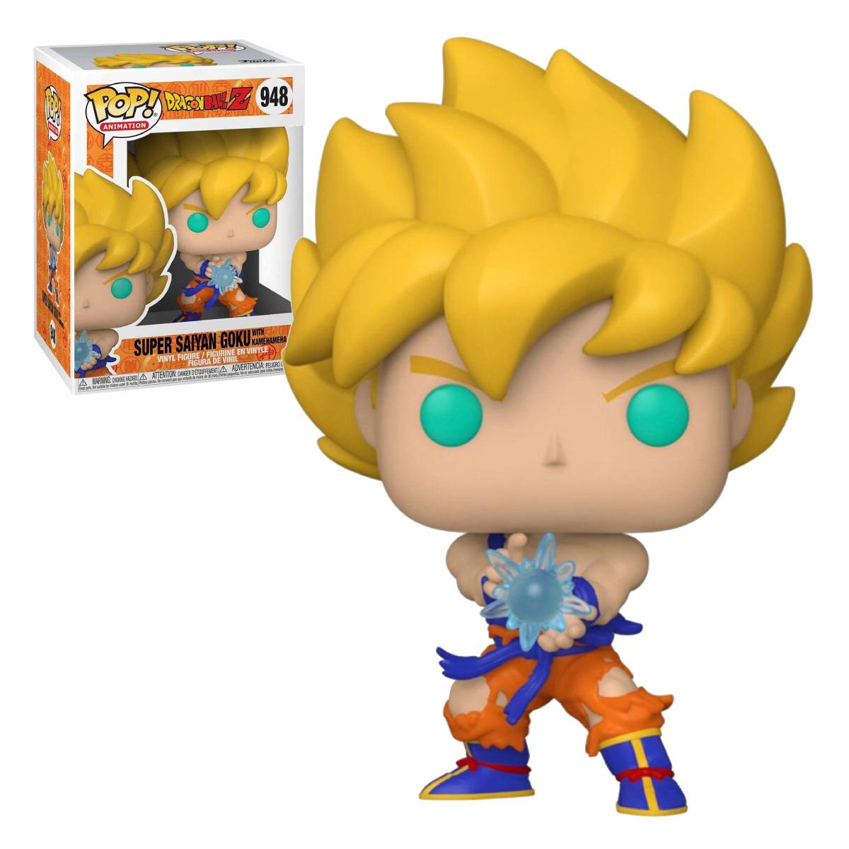 FUNKO POP ANIME DRAGON BALL Z SUPER SAIYAN GOKU WITH KAMEHAMEHA 948