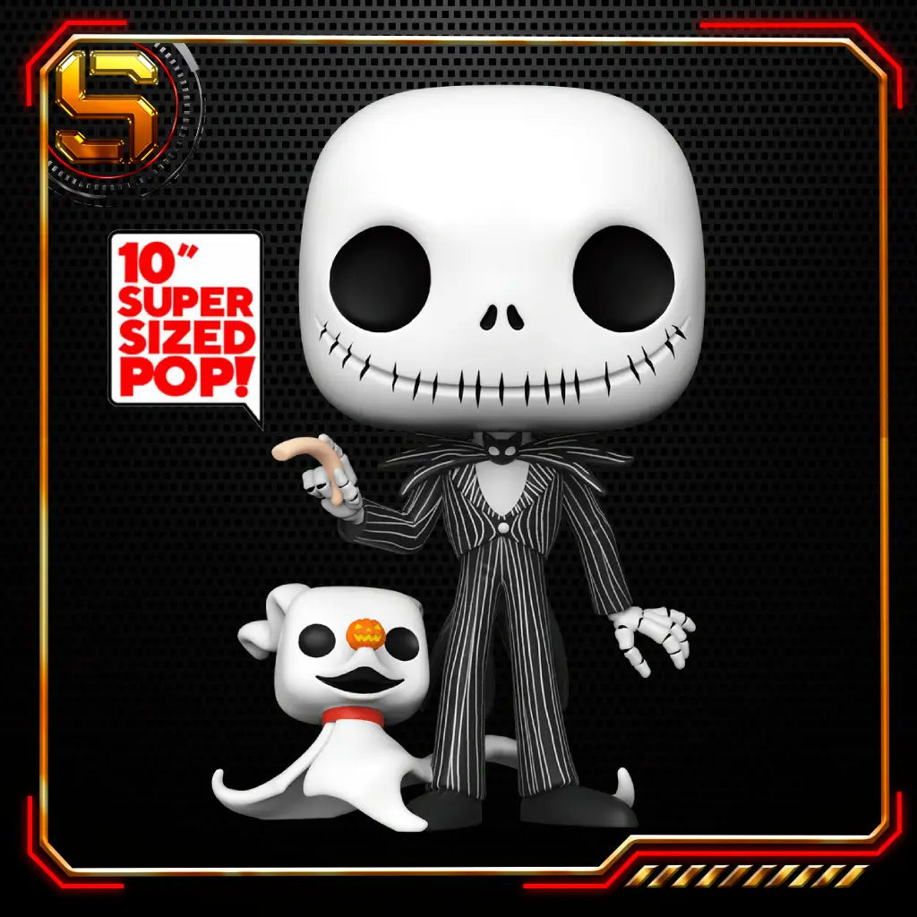 FUNKO POP DISNEY NIGHTMARE BEFORE CHRISTMAS JACK SKELLINGTON WITH ZERO 809