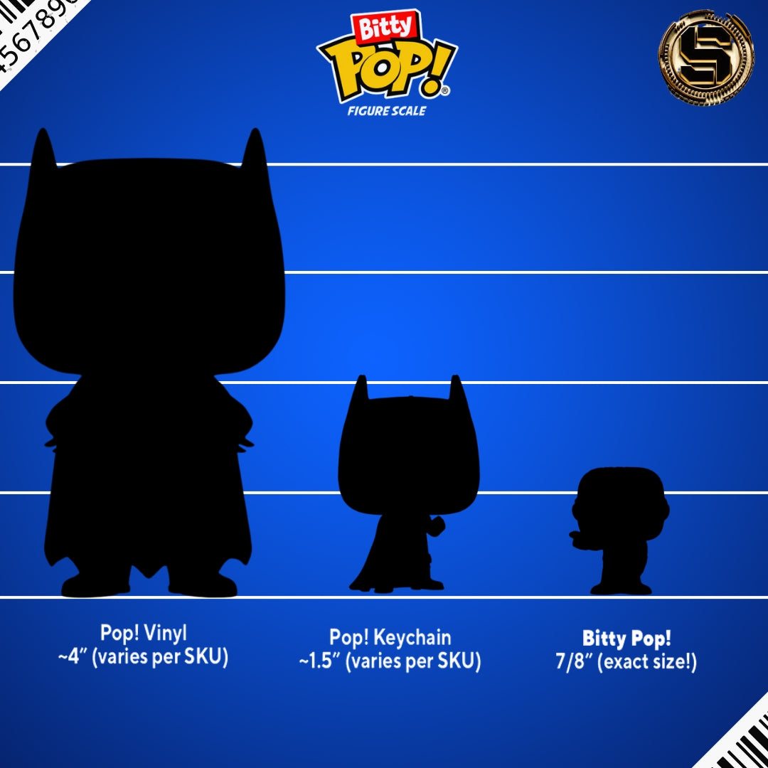 FUNKO BITTY POP DC BATMAN 4PK