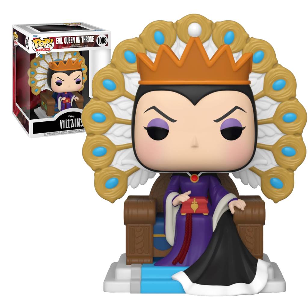 FUNKO POP DELUXE DISNEY VILLAINS EVIL QUEEN ON THRONE 1088