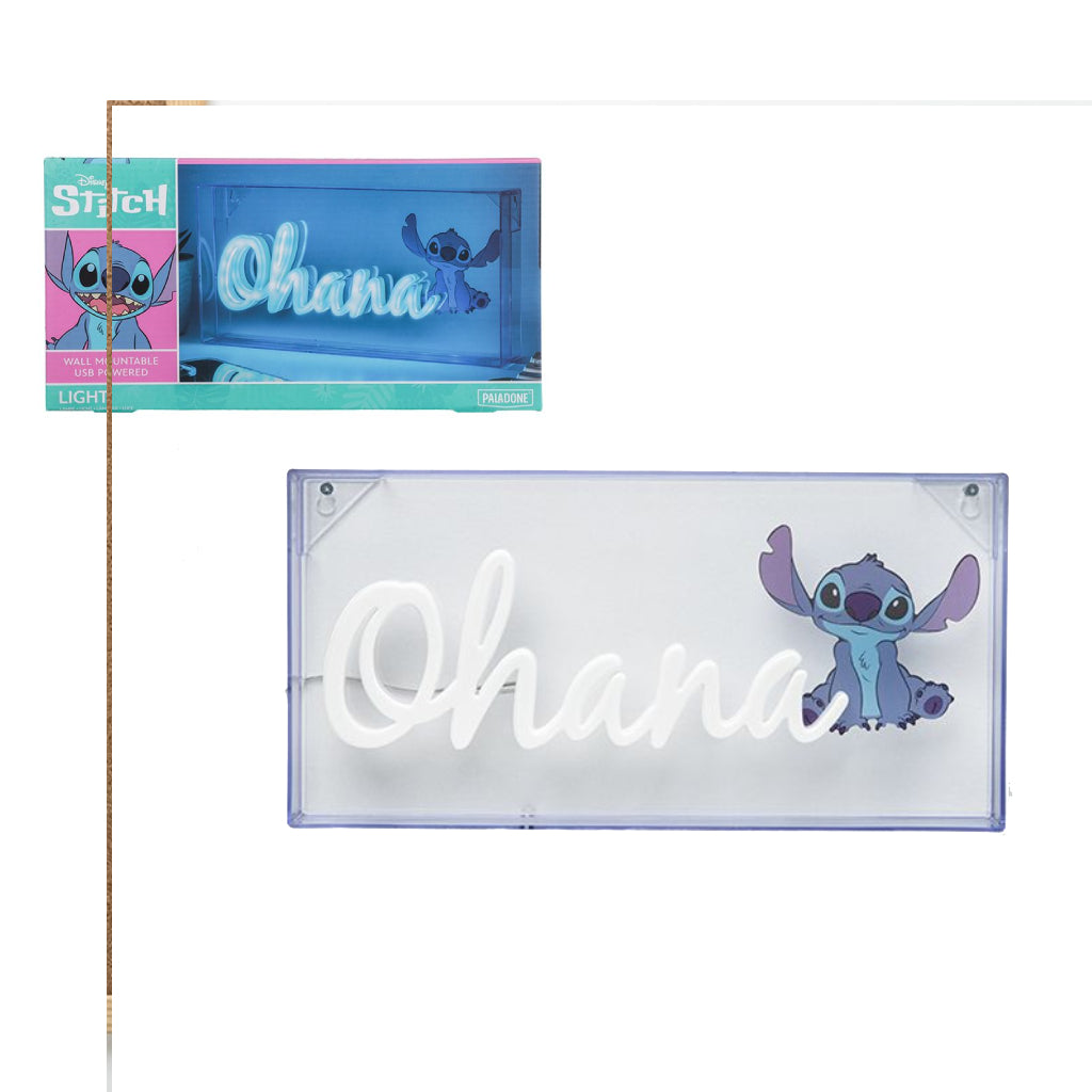 PALADONE DISNEY LILO AND STITCH STITCH OHANA LED NEON LIGHT