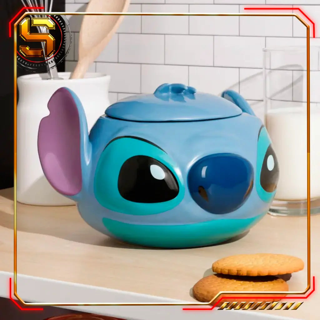 PALADONE DISNEY LILO AND STITCH STITCH SHAPED COOKIE JAR