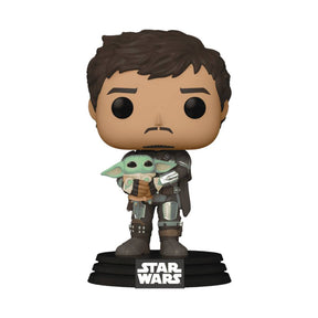 FUNKO POP STAR WARS THE MANDALORIAN MANDO WITH GROGU 461