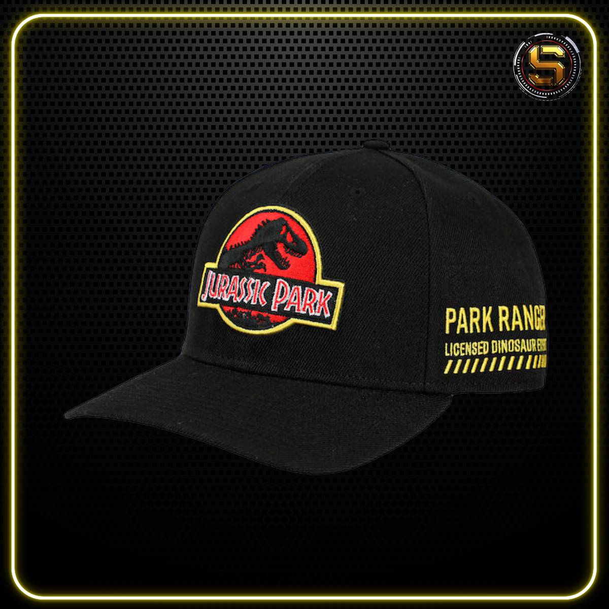 BIOWORLD JURASSIC PARK RANGER PRE-CURVED HAT