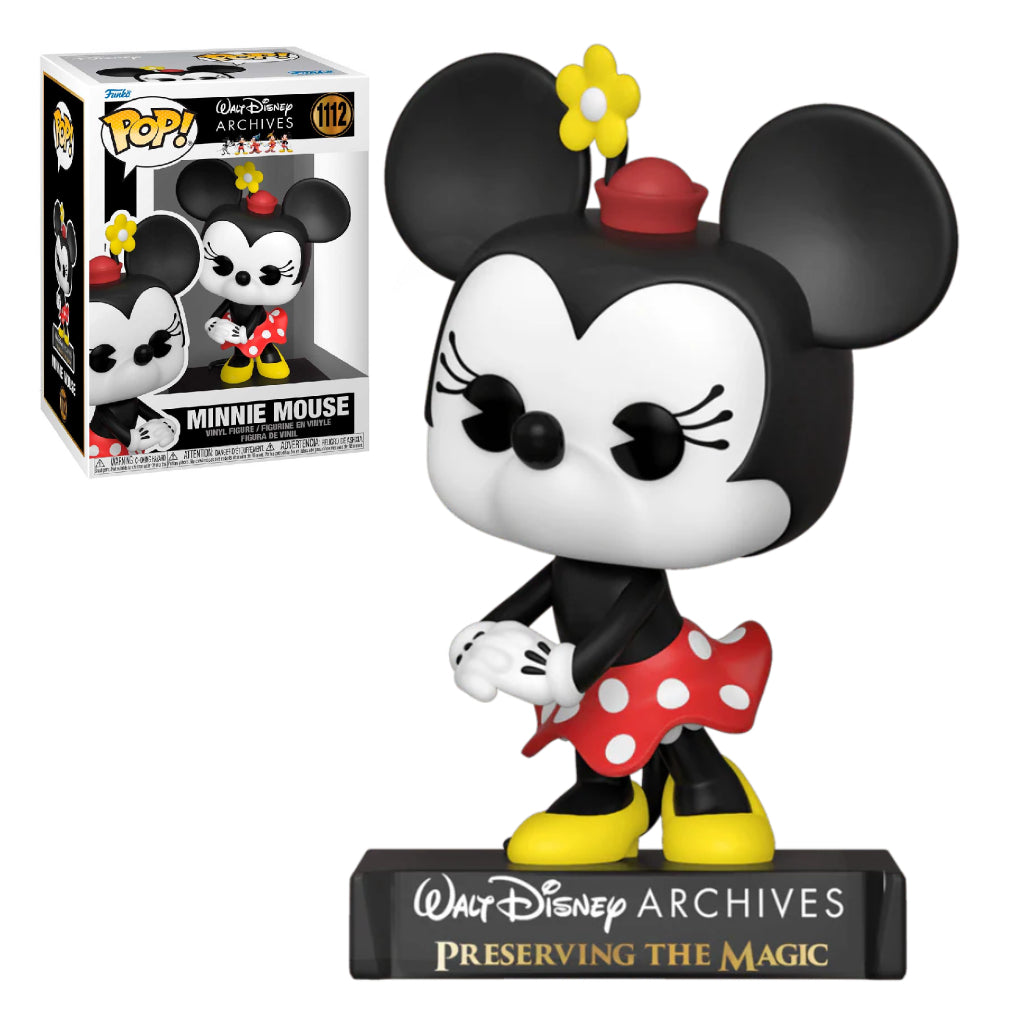 FUNKO POP DISNEY WALT DISNEY ARCHIVES MINNIE MOUSE 1112