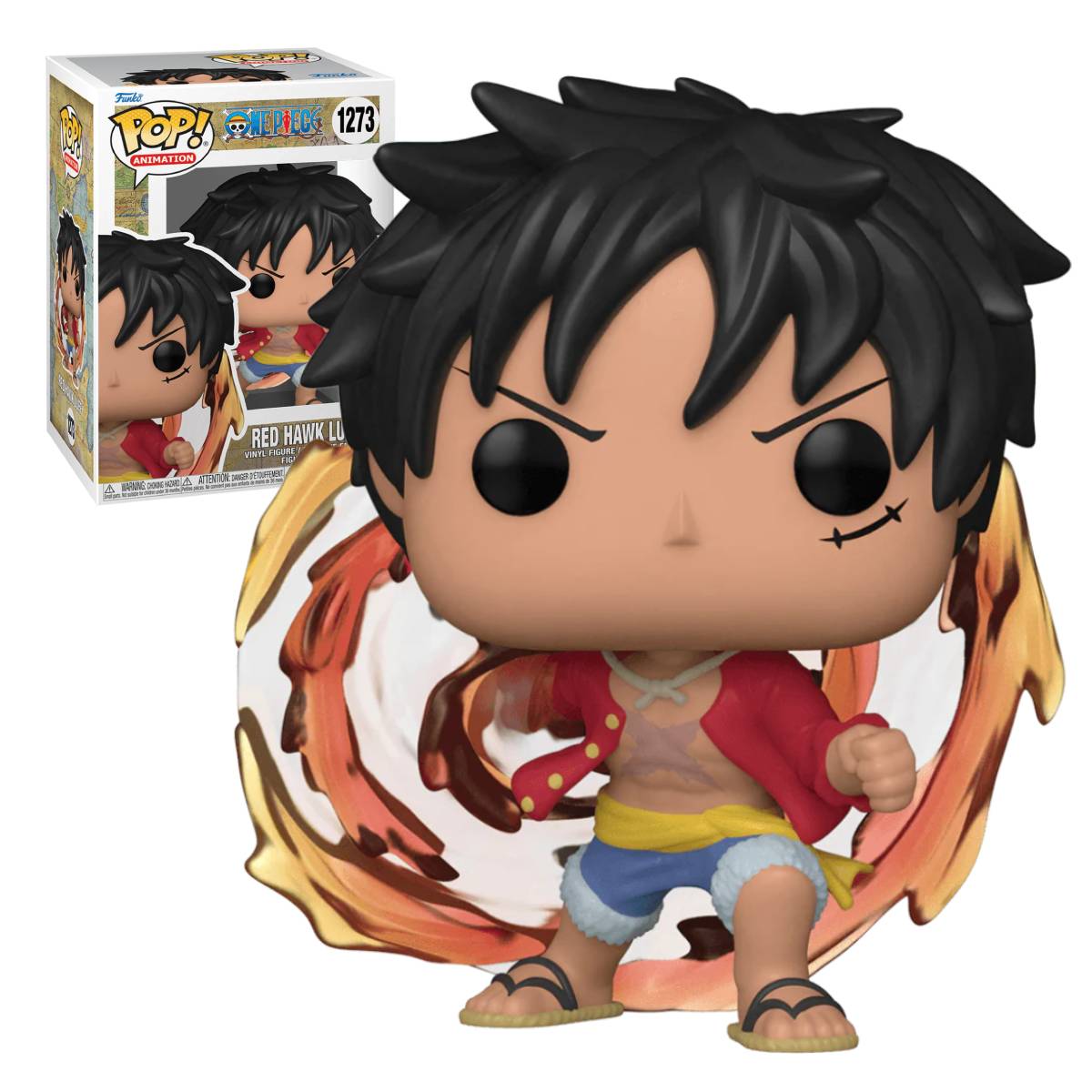 FUNKO POP ANIME ONE PIECE RED HAWK LUFFY 1273