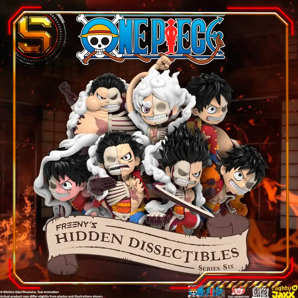 MIGHTY JAXX FREENYS HIDDEN DISSECTIBLES ONE PIECE (LUFFYS GEARS EDITION)