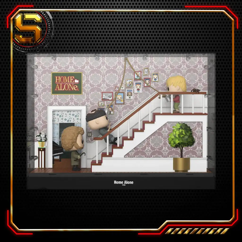 FUNKO POP MOMENTS DLX MOVIES HOME ALONE STAIRCASE 01