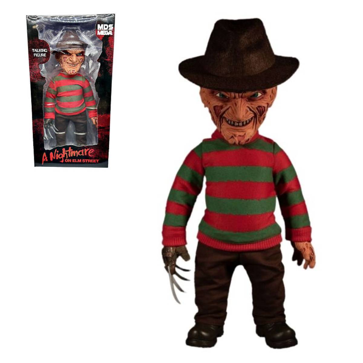 MEZCO MDS MEGA SCALE MOVIES NIGHTMARE ON ELM STREET TALKING FREDDY KRUEGER