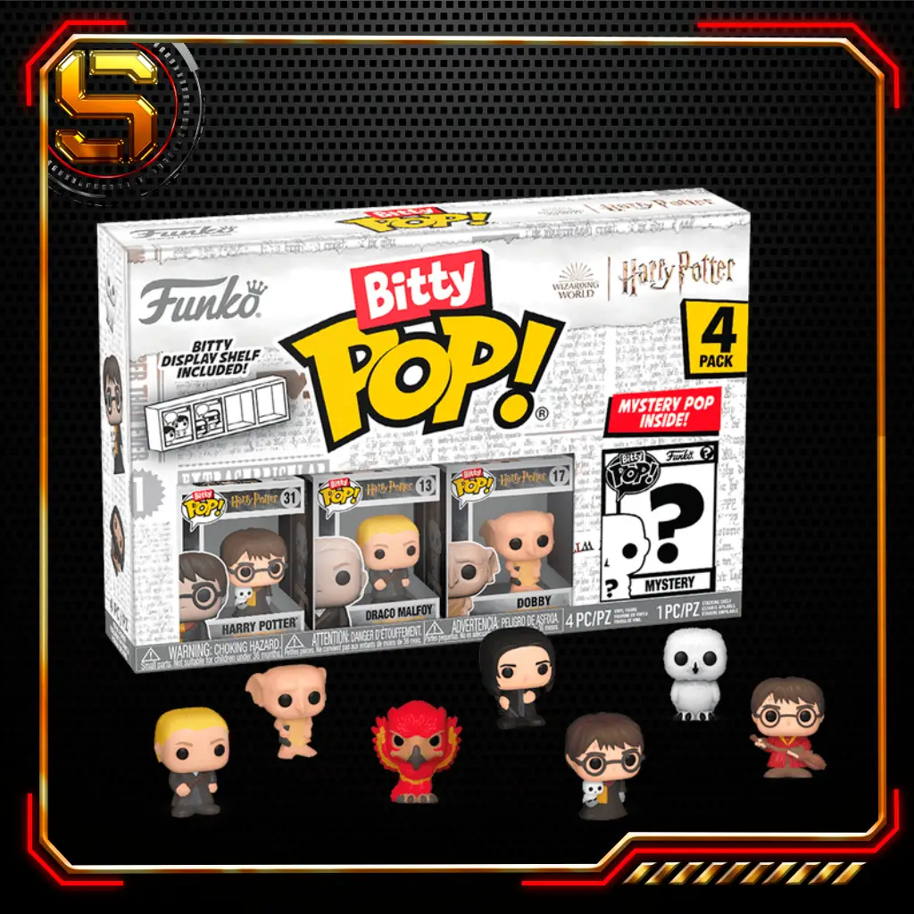 FUNKO BITTY POP HARRY POTTER WITH HEDWIG 4PK