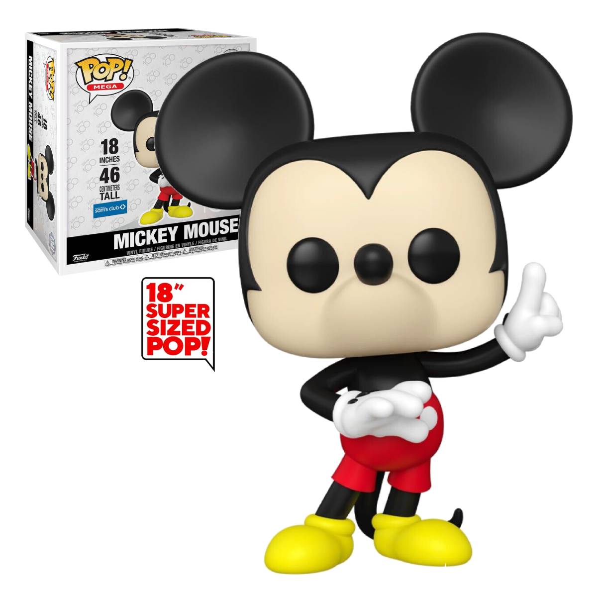 FUNKO POP DISNEY DISNEY 100 MICKEY MOUSE 18 INCH 1341