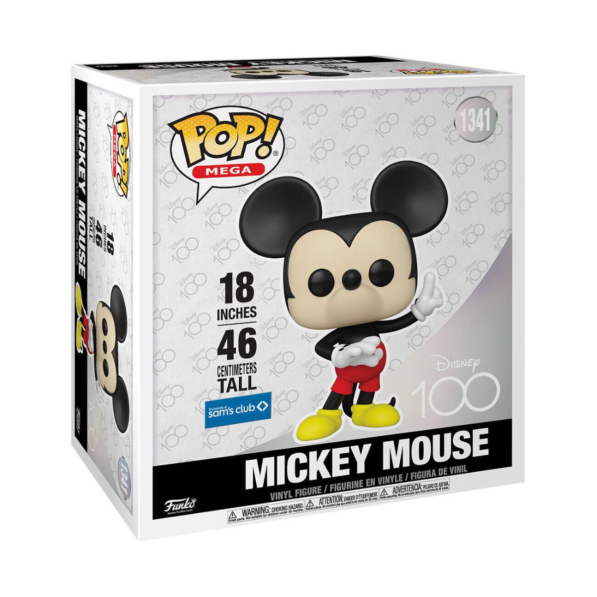 FUNKO POP DISNEY DISNEY 100 MICKEY MOUSE 18 INCH 1341