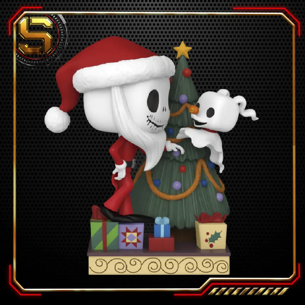 FUNKO POP DELUXE DISNEY NIGHTMARE BEFORE CHRISTMAS JACK AND ZERO WITH TREE 1386