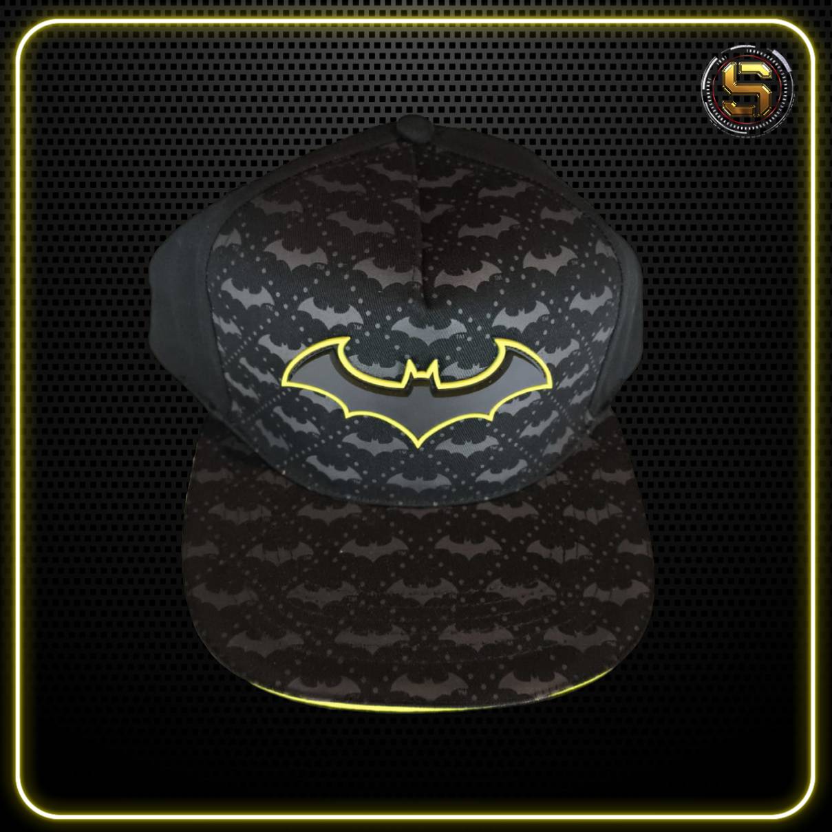 CONE GORRA BATMAN 80TH YEARS RUBBER EMBLEM