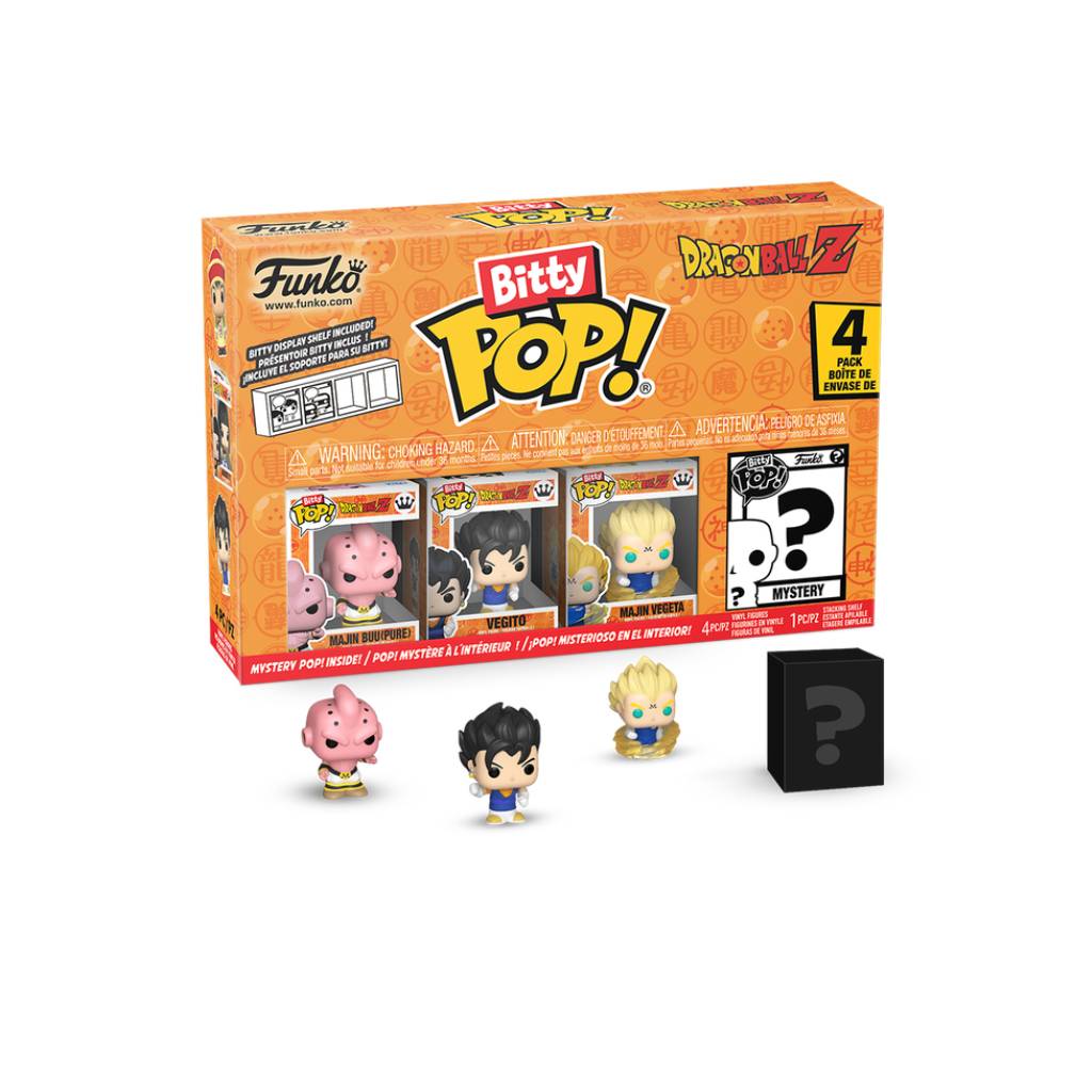 FUNKO BITTY POP ANIME DRAGON BALL Z KID BUU 4PK