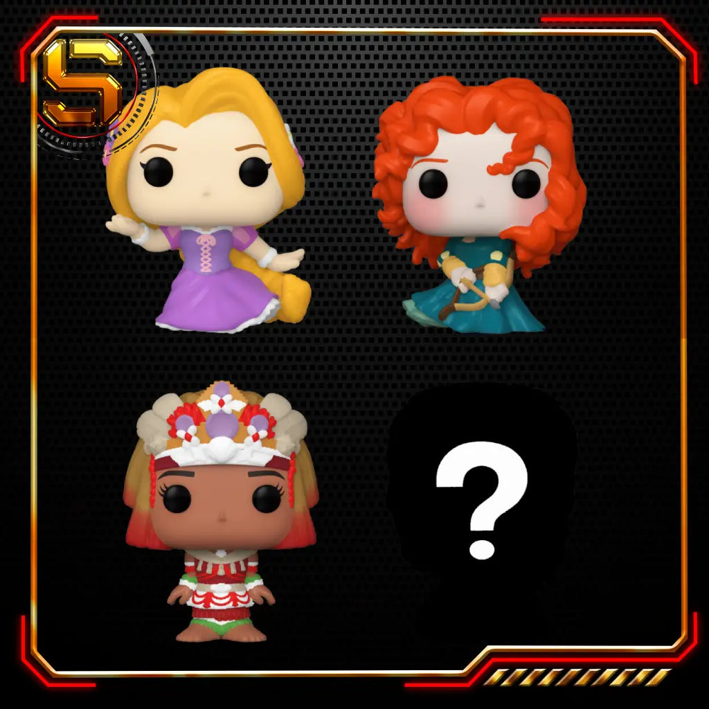 FUNKO BITTY POP DISNEY TANGLED RAPUNZEL 4PK