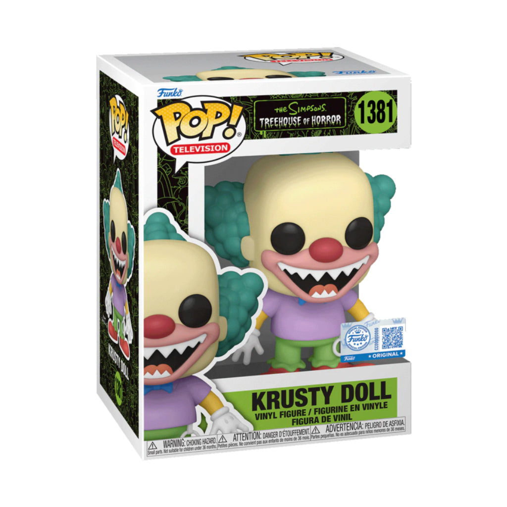 FUNKO POP TV THE SIMPSONS TREEHOUSE OF HORROR KRUSTY DOLL 1381