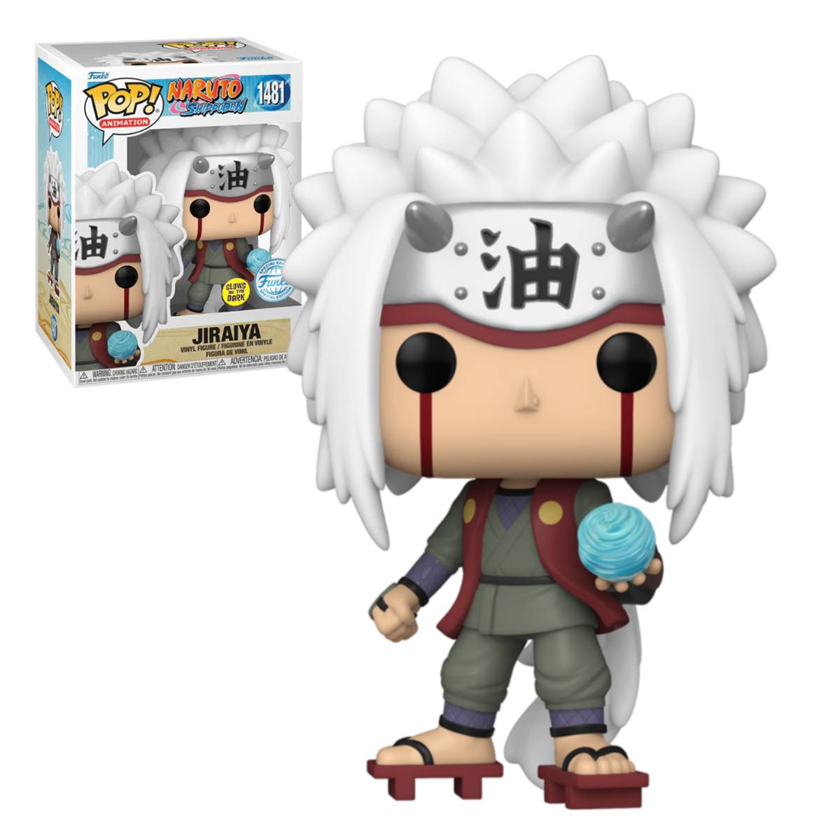 FUNKO POP ANIME NARUTO SHIPPUDEN JIRAIYA WITH RASENGAN GW 1481