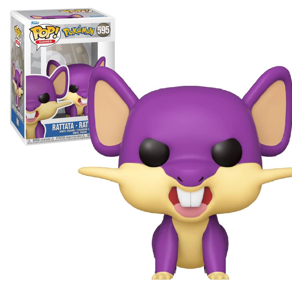 FUNKO POP GAMES POKEMON RATTATA-RATTFRATZ 595