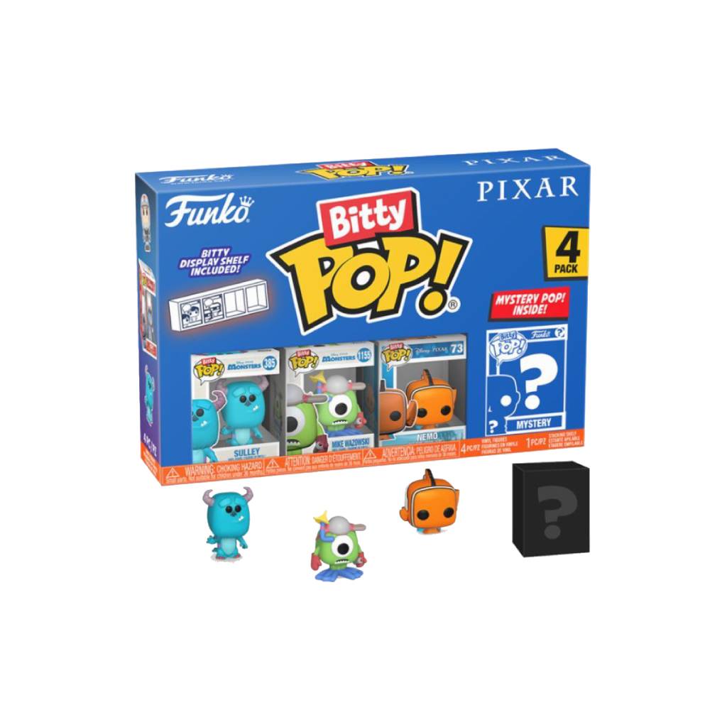 FUNKO BITTY POP DISNEY PIXAR MONSTERS INC SULLEY 4PK