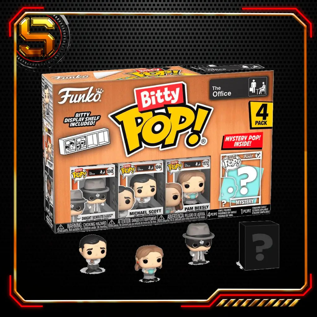 FUNKO BITTY POP TV THE OFFICE DWIGHT THE STRANGLER 4PK