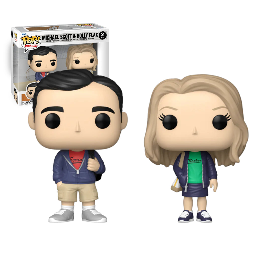 FUNKO POP TV THE OFFICE MICHAEL SCOTT AND HOLLY FLAX 2 PK